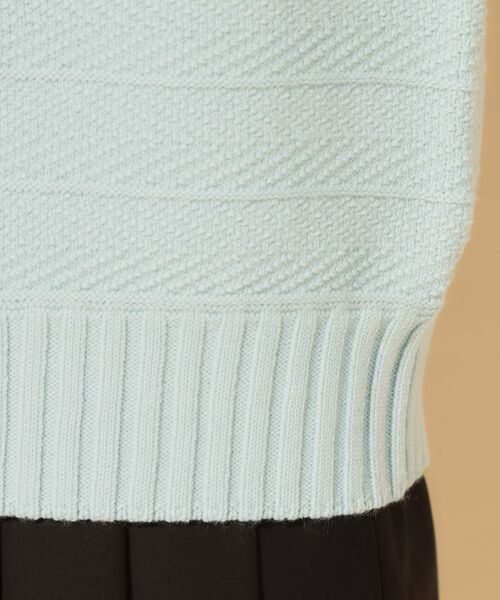 SunaUna / スーナウーナ ニット・セーター | 【COLLECTION LINE】編変化シフォンニット | 詳細19