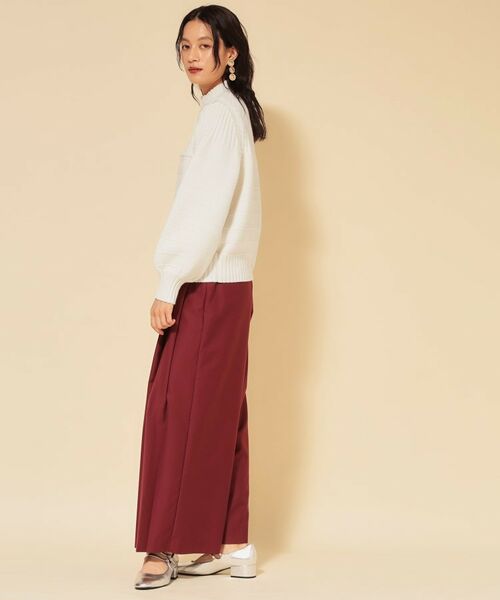 SunaUna / スーナウーナ ニット・セーター | 【COLLECTION LINE】編変化シフォンニット | 詳細4