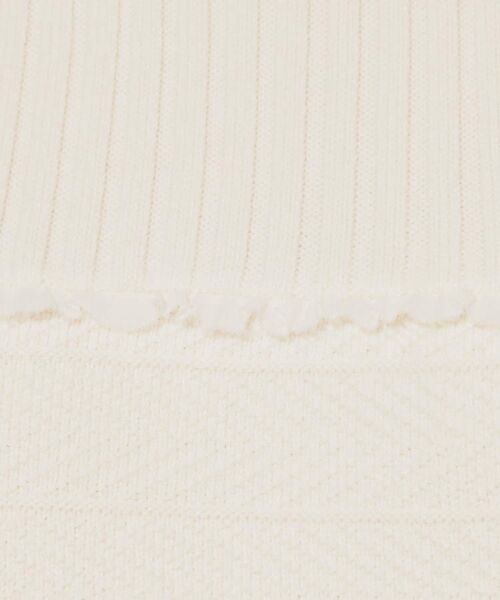 SunaUna / スーナウーナ ニット・セーター | 【COLLECTION LINE】編変化シフォンニット | 詳細5