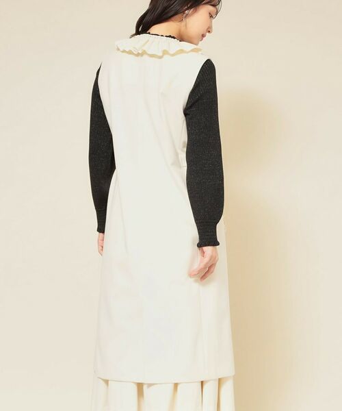 SunaUna / スーナウーナ ベスト | 【COLLECTION LINE】フリルスリーブレスジレ | 詳細12