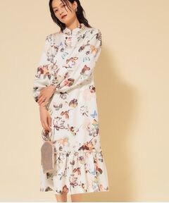 SunaUna / スーナウーナ ロング・マキシ丈ワンピース | 【COLLECTION LINE】チャイナ花柄ワンピース