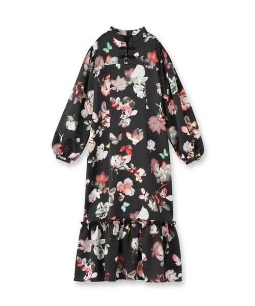 SunaUna / スーナウーナ ロング・マキシ丈ワンピース | 【COLLECTION LINE】チャイナ花柄ワンピース | 詳細1