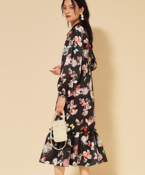 SunaUna / スーナウーナ ロング・マキシ丈ワンピース | 【COLLECTION LINE】チャイナ花柄ワンピース | 詳細6