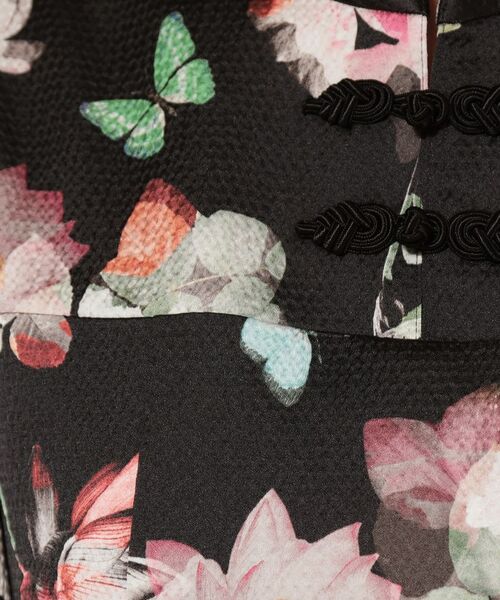 SunaUna / スーナウーナ ロング・マキシ丈ワンピース | 【COLLECTION LINE】チャイナ花柄ワンピース | 詳細9