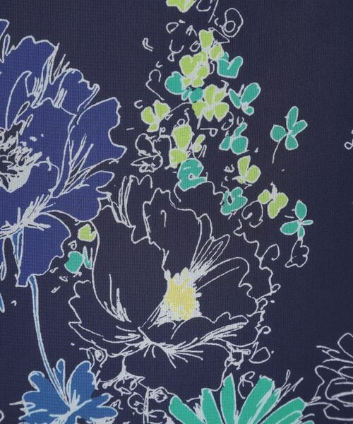 SunaUna / スーナウーナ ミニ丈・ひざ丈ワンピース | 【コスモス／SS～Lサイズ展開】フラワーパネル柄ワンピース | 詳細10