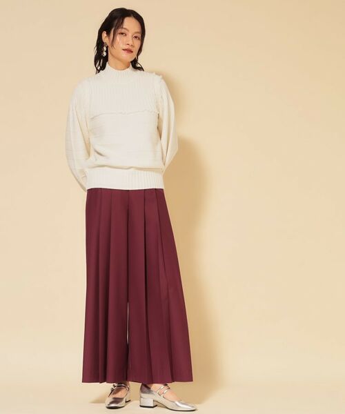 SunaUna / スーナウーナ パンツ | 【COLLECTION LINE】プリーツパンツ | 詳細8