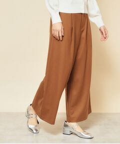 SunaUna / スーナウーナ パンツ | 【COLLECTION LINE】ベルト付ガウチョパンツ