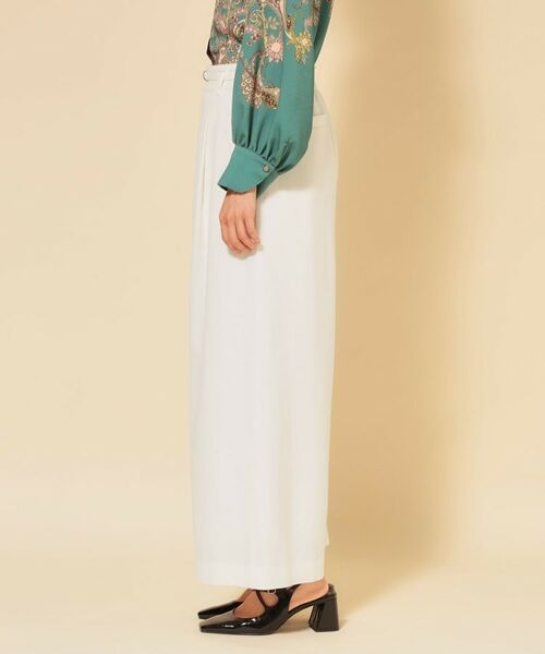 SunaUna / スーナウーナ パンツ | 【COLLECTION LINE】ベルト付ガウチョパンツ | 詳細15