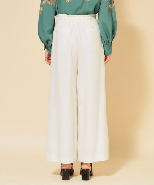 SunaUna / スーナウーナ パンツ | 【COLLECTION LINE】ベルト付ガウチョパンツ | 詳細16