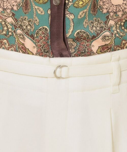 SunaUna / スーナウーナ パンツ | 【COLLECTION LINE】ベルト付ガウチョパンツ | 詳細17