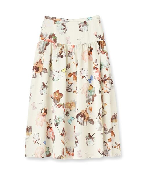 SunaUna / スーナウーナ ロング・マキシ丈スカート | 【COLLECTION LINE】花柄タックスカート | 詳細1