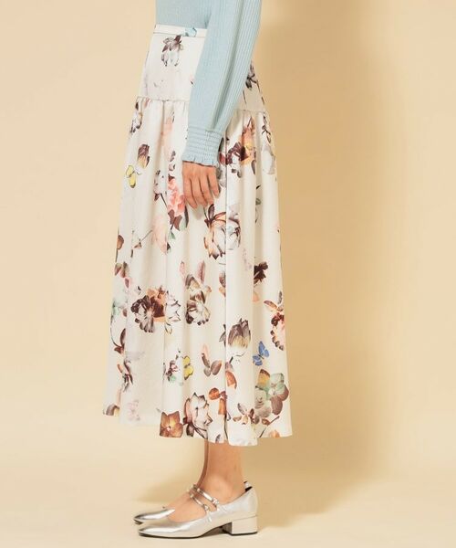 SunaUna / スーナウーナ ロング・マキシ丈スカート | 【COLLECTION LINE】花柄タックスカート | 詳細11