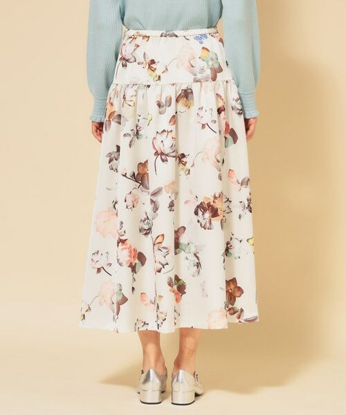 SunaUna / スーナウーナ ロング・マキシ丈スカート | 【COLLECTION LINE】花柄タックスカート | 詳細12