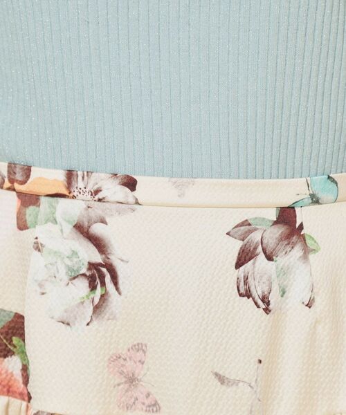 SunaUna / スーナウーナ ロング・マキシ丈スカート | 【COLLECTION LINE】花柄タックスカート | 詳細13