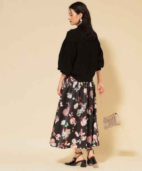 SunaUna / スーナウーナ ロング・マキシ丈スカート | 【COLLECTION LINE】花柄タックスカート | 詳細4