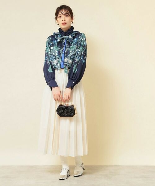 SunaUna / スーナウーナ シャツ・ブラウス | 【COLLECTION LINE】オリエンタルパネル柄ブラウス | 詳細13