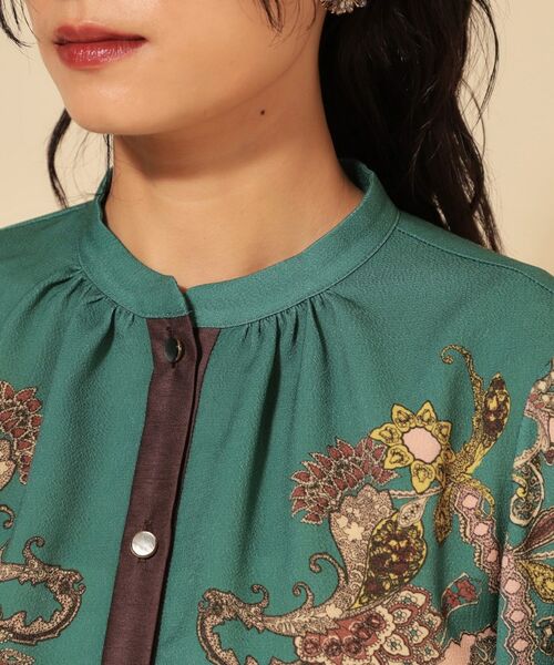 SunaUna / スーナウーナ シャツ・ブラウス | 【COLLECTION LINE】オリエンタルパネル柄ブラウス | 詳細19