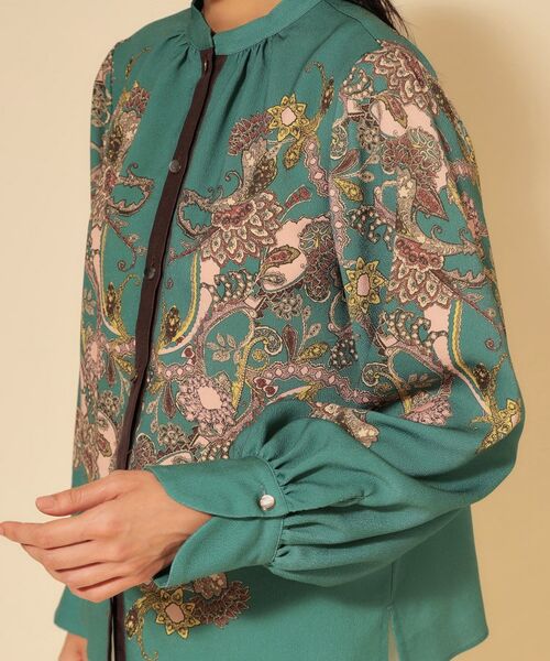 SunaUna / スーナウーナ シャツ・ブラウス | 【COLLECTION LINE】オリエンタルパネル柄ブラウス | 詳細21