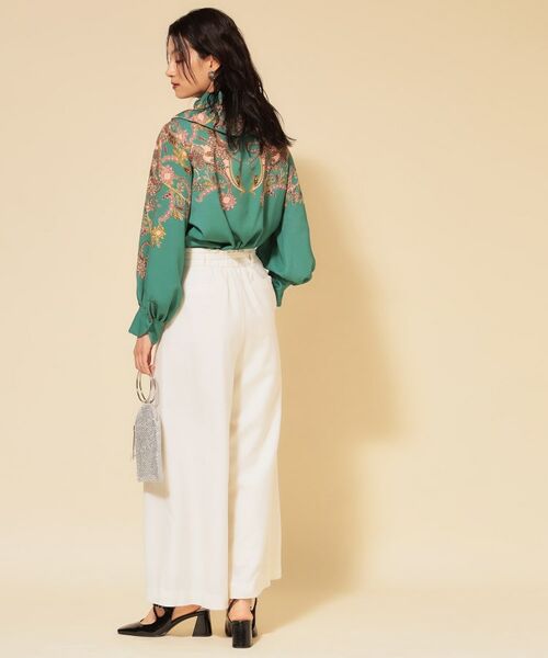 SunaUna / スーナウーナ シャツ・ブラウス | 【COLLECTION LINE】オリエンタルパネル柄ブラウス | 詳細7