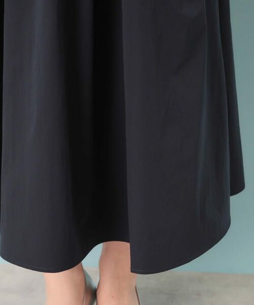 SunaUna / スーナウーナ ロング・マキシ丈ワンピース | 【ジャージ×タフタ／レース】異素材ドッキングワンピース | 詳細15