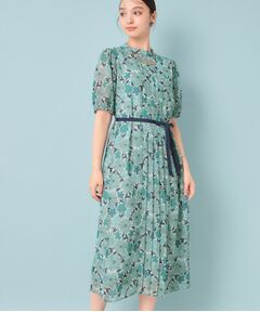 SunaUna / スーナウーナ ロング・マキシ丈ワンピース | 【&yours project／SS～L】レース柄プリーツワンピース