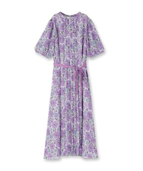 SunaUna / スーナウーナ ロング・マキシ丈ワンピース | 【&yours project／SS～L】レース柄プリーツワンピース | 詳細1