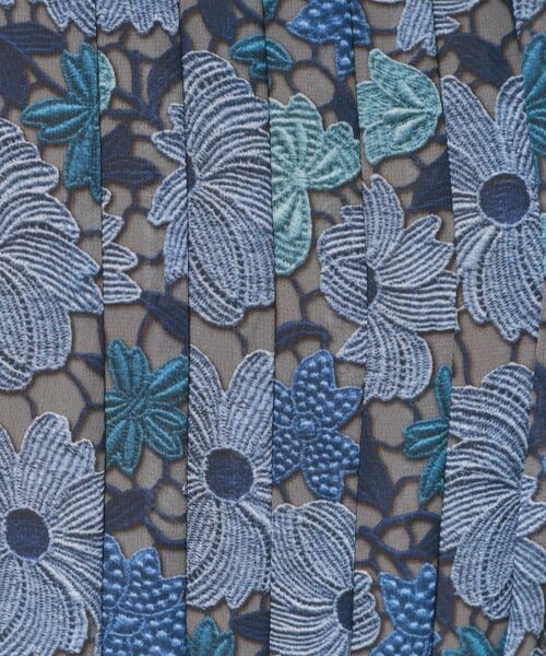 SunaUna / スーナウーナ ロング・マキシ丈ワンピース | 【&yours project／SS～L】レース柄プリーツワンピース | 詳細10