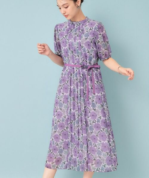 SunaUna / スーナウーナ ロング・マキシ丈ワンピース | 【&yours project／SS～L】レース柄プリーツワンピース | 詳細11