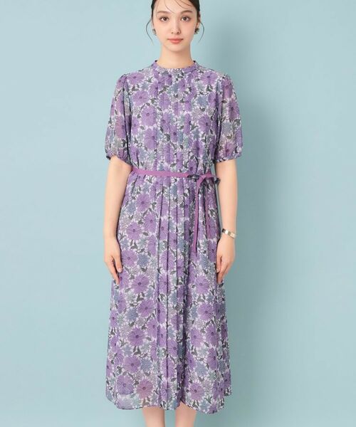 SunaUna / スーナウーナ ロング・マキシ丈ワンピース | 【&yours project／SS～L】レース柄プリーツワンピース | 詳細13