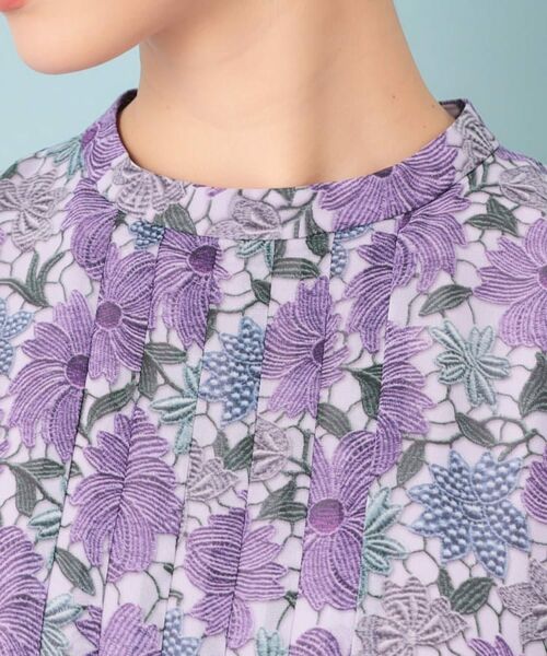 SunaUna / スーナウーナ ロング・マキシ丈ワンピース | 【&yours project／SS～L】レース柄プリーツワンピース | 詳細16