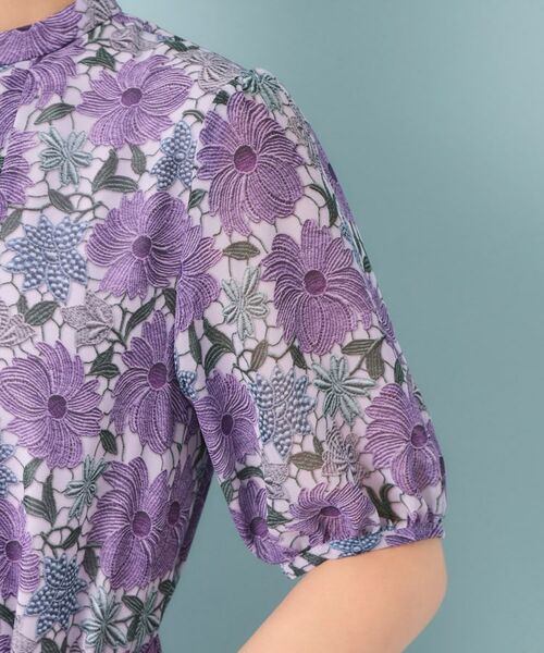 SunaUna / スーナウーナ ロング・マキシ丈ワンピース | 【&yours project／SS～L】レース柄プリーツワンピース | 詳細18