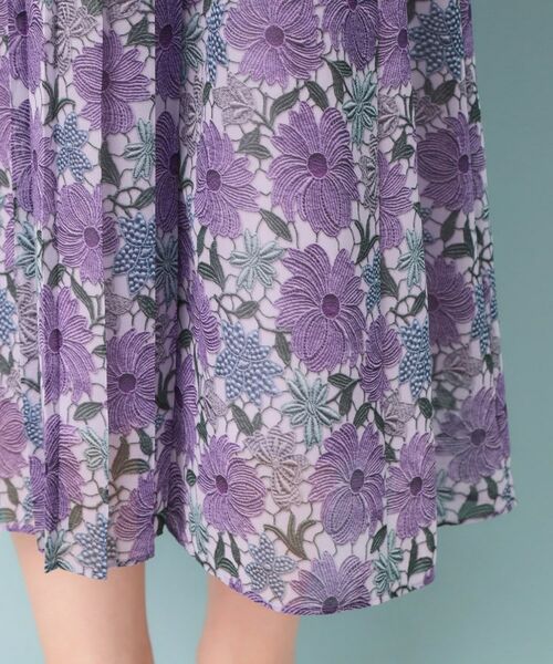 SunaUna / スーナウーナ ロング・マキシ丈ワンピース | 【&yours project／SS～L】レース柄プリーツワンピース | 詳細19