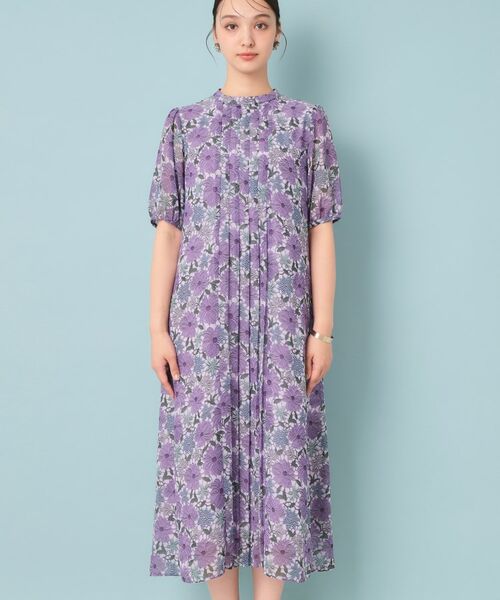 SunaUna / スーナウーナ ロング・マキシ丈ワンピース | 【&yours project／SS～L】レース柄プリーツワンピース | 詳細22