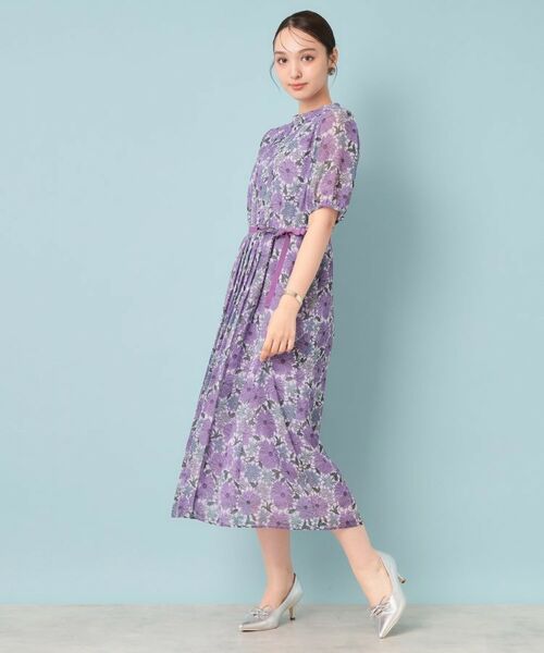 SunaUna / スーナウーナ ロング・マキシ丈ワンピース | 【&yours project／SS～L】レース柄プリーツワンピース | 詳細5