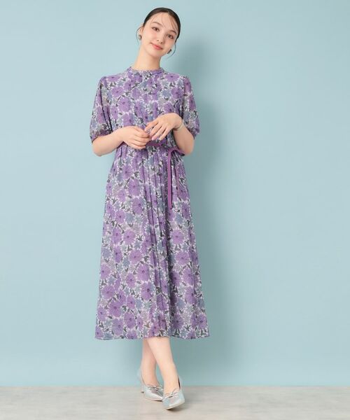 SunaUna / スーナウーナ ロング・マキシ丈ワンピース | 【&yours project／SS～L】レース柄プリーツワンピース | 詳細6