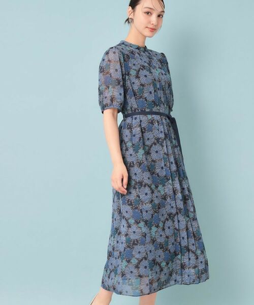 SunaUna / スーナウーナ ロング・マキシ丈ワンピース | 【&yours project／SS～L】レース柄プリーツワンピース | 詳細9