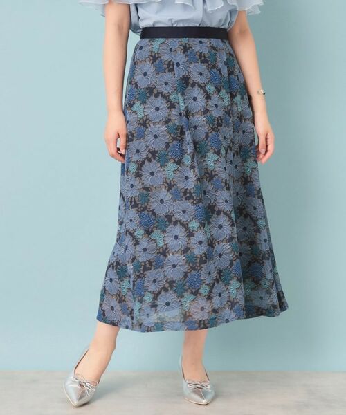 SunaUna / スーナウーナ ロング・マキシ丈スカート | 【&yours project/S~L】レース柄フレアスカート | 詳細11