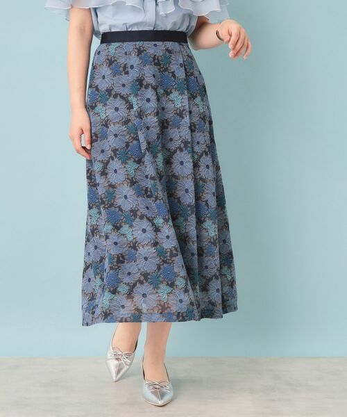 SunaUna / スーナウーナ ロング・マキシ丈スカート | 【&yours project/S~L】レース柄フレアスカート | 詳細12