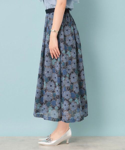 SunaUna / スーナウーナ ロング・マキシ丈スカート | 【&yours project/S~L】レース柄フレアスカート | 詳細15