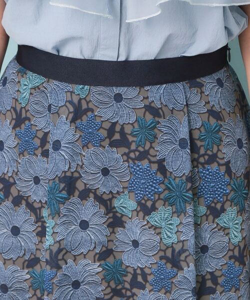 SunaUna / スーナウーナ ロング・マキシ丈スカート | 【&yours project/S~L】レース柄フレアスカート | 詳細17