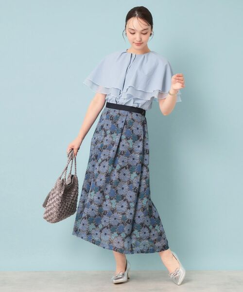 SunaUna / スーナウーナ ロング・マキシ丈スカート | 【&yours project/S~L】レース柄フレアスカート | 詳細5