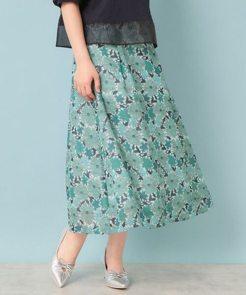 SunaUna / スーナウーナ ロング・マキシ丈スカート | 【&yours project/S~L】レース柄フレアスカート | 詳細6