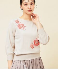 SunaUna / スーナウーナ ニット・セーター | 【SS～Lサイズ展開／手刺繍】クラフトニット