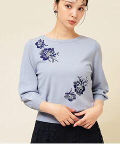 SunaUna / スーナウーナ ニット・セーター | 【SS～Lサイズ展開／手刺繍】クラフトニット