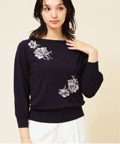 SunaUna / スーナウーナ ニット・セーター | 【SS～Lサイズ展開／手刺繍】クラフトニット