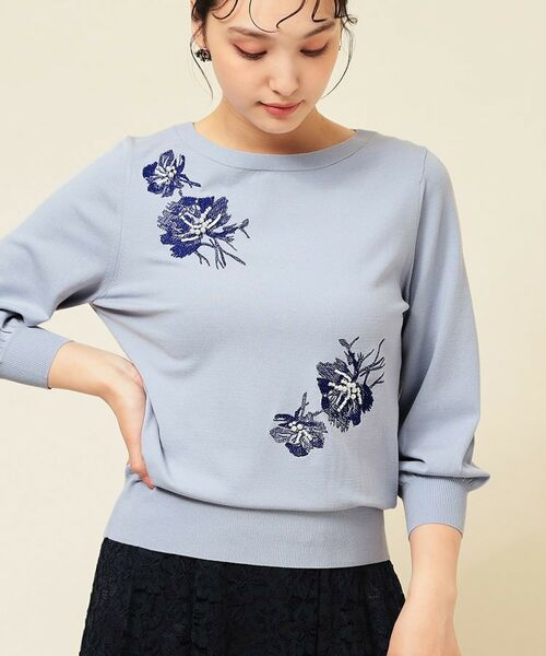 SunaUna / スーナウーナ ニット・セーター | 【SS~Lサイズ展開/手刺繍】クラフトニット | 詳細10