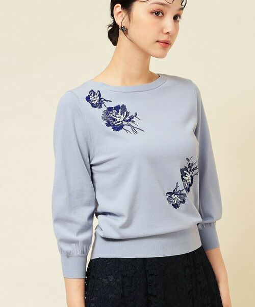 SunaUna / スーナウーナ ニット・セーター | 【SS~Lサイズ展開/手刺繍】クラフトニット | 詳細11