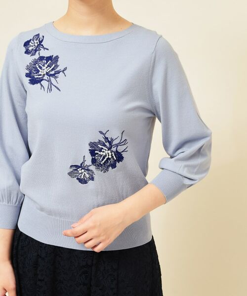 SunaUna / スーナウーナ ニット・セーター | 【SS~Lサイズ展開/手刺繍】クラフトニット | 詳細18