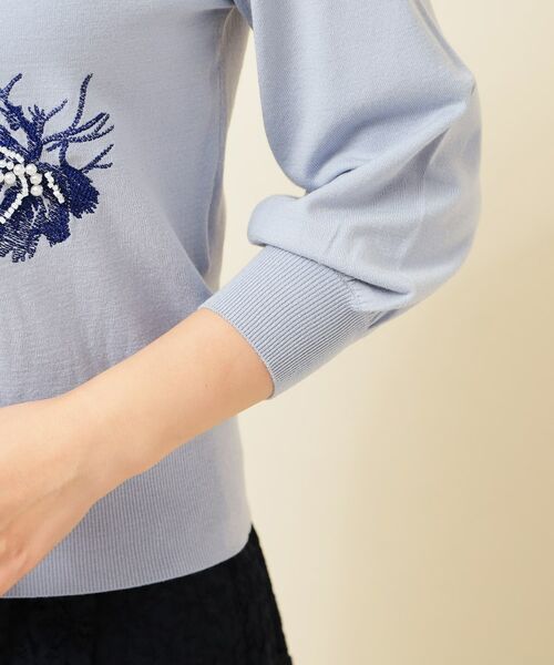 SunaUna / スーナウーナ ニット・セーター | 【SS~Lサイズ展開/手刺繍】クラフトニット | 詳細19