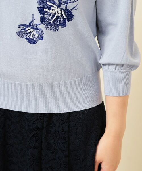 SunaUna / スーナウーナ ニット・セーター | 【SS~Lサイズ展開/手刺繍】クラフトニット | 詳細20